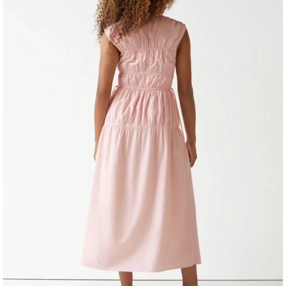 & other stories pink midi dress - Picture 2 of 6